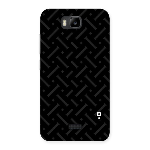 Classic Pipes Pattern Back Case for Honor Bee