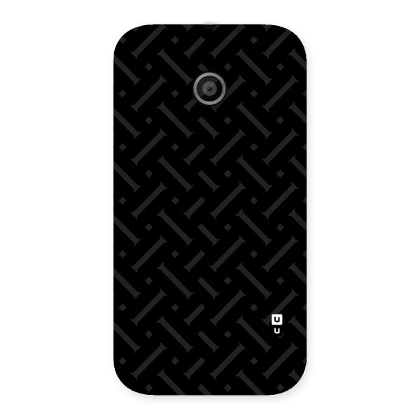 Classic Pipes Pattern Back Case for Moto E