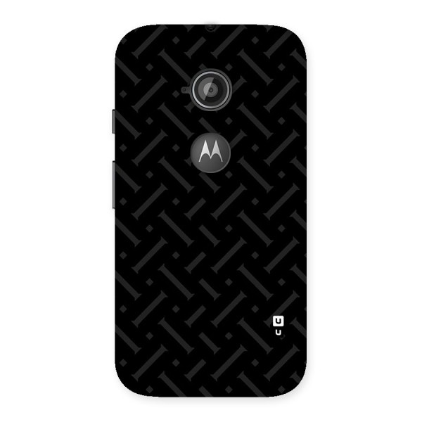 Classic Pipes Pattern Back Case for Moto E 2nd Gen