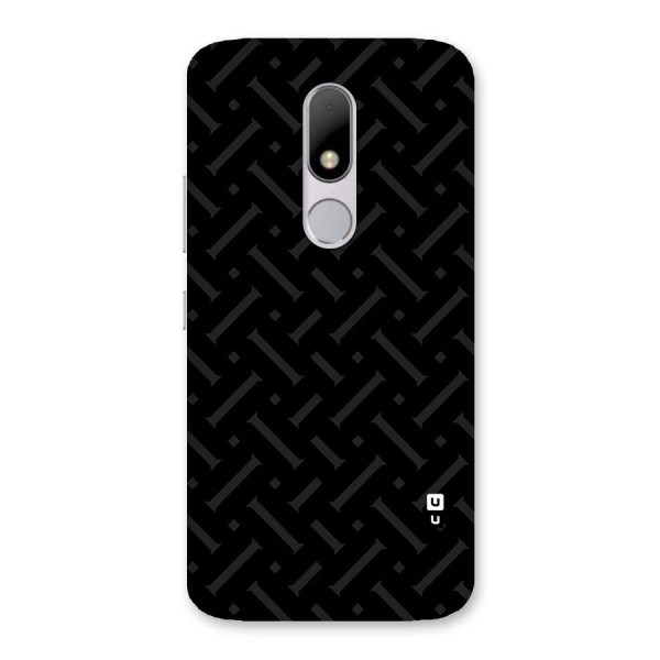 Classic Pipes Pattern Back Case for Moto M