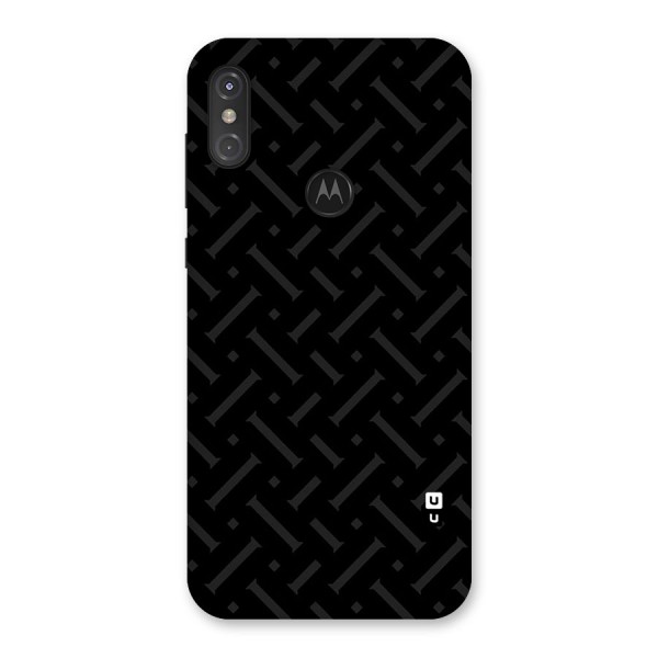 Classic Pipes Pattern Back Case for Motorola One Power