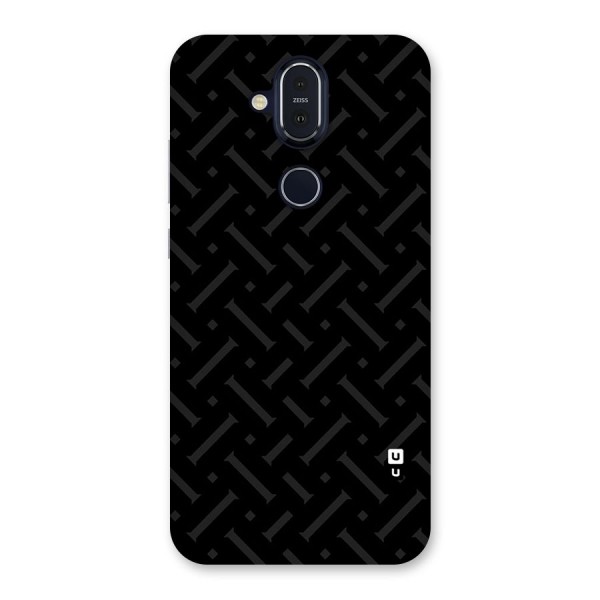 Classic Pipes Pattern Back Case for Nokia 8.1