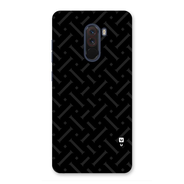 Classic Pipes Pattern Back Case for Poco F1