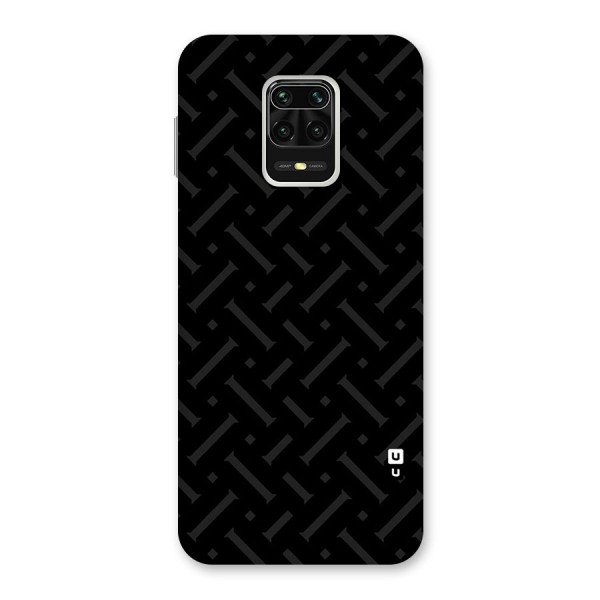 Classic Pipes Pattern Back Case for Redmi Note 9 Pro