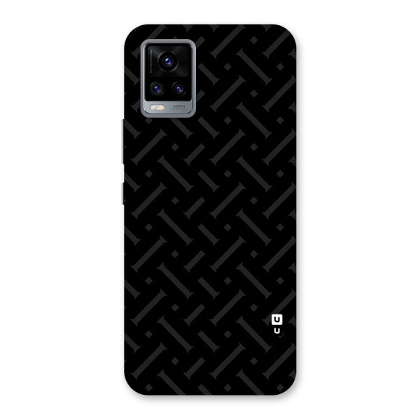 Classic Pipes Pattern Back Case for Vivo V20