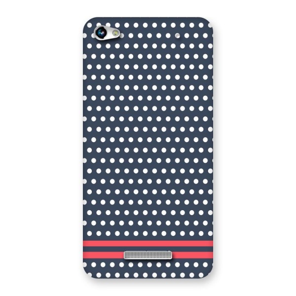 Classic Polka Dots Back Case for Micromax Hue 2