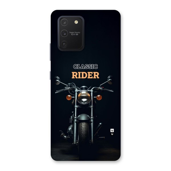 Classic RIder Back Case for Galaxy S10 Lite