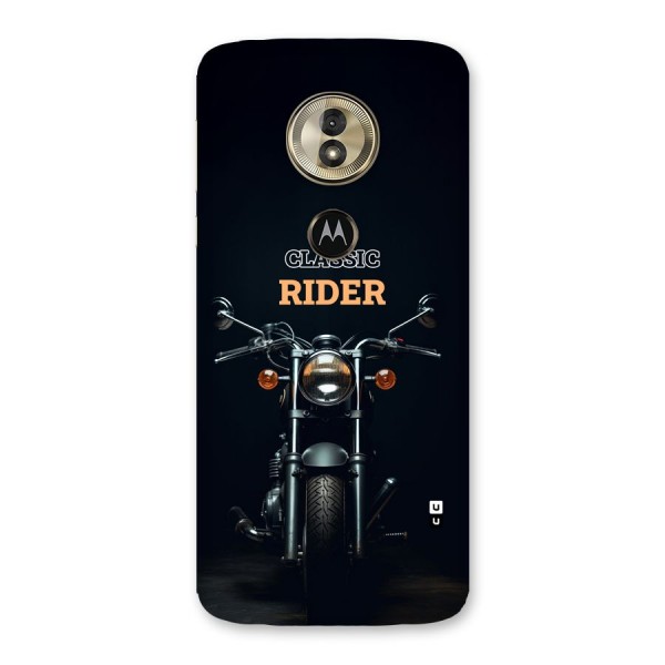 Classic RIder Back Case for Moto G6 Play