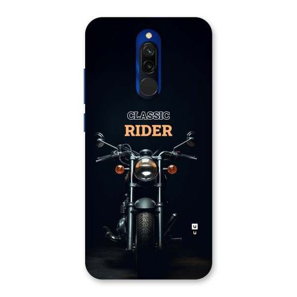 Classic RIder Back Case for Redmi 8