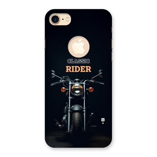 Classic RIder Back Case for iPhone 8 Logo Cut