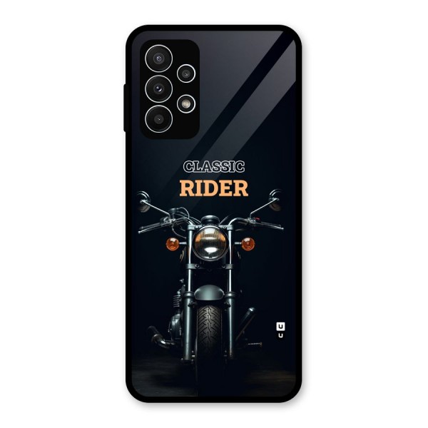 Classic RIder Glass Back Case for Galaxy A23