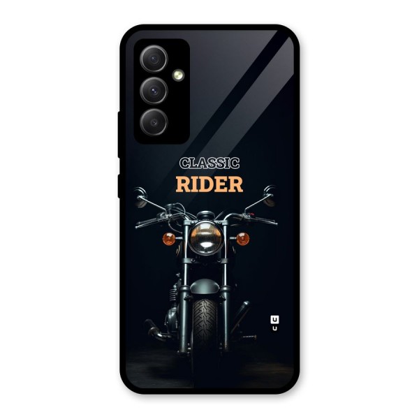 Classic RIder Glass Back Case for Galaxy A34