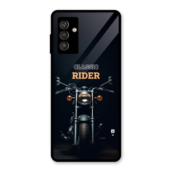 Classic RIder Glass Back Case for Galaxy M13