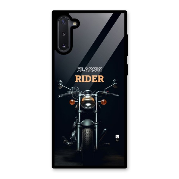 Classic RIder Glass Back Case for Galaxy Note 10