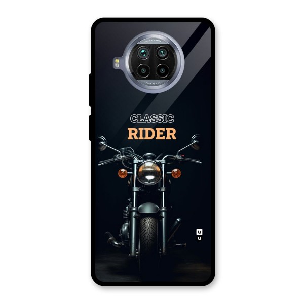 Classic RIder Glass Back Case for Mi 10i