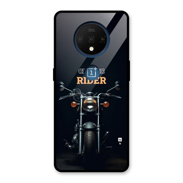 Classic RIder Glass Back Case for OnePlus 7T