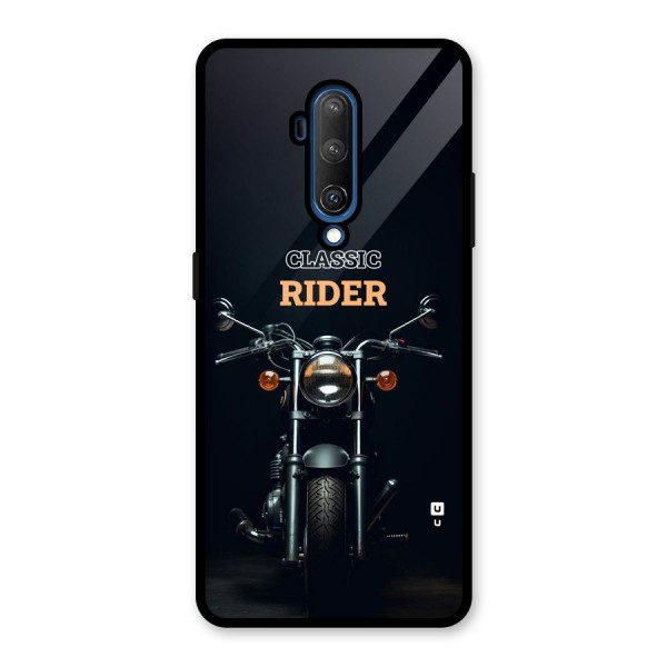 Classic RIder Glass Back Case for OnePlus 7T Pro