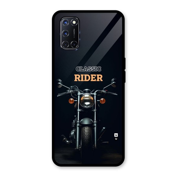 Classic RIder Glass Back Case for Oppo A52