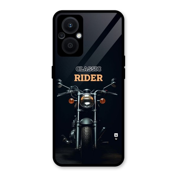 Classic RIder Glass Back Case for Oppo F21s Pro 5G