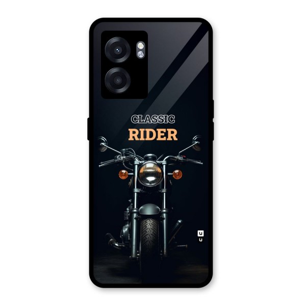 Classic RIder Glass Back Case for Oppo K10 (5G)