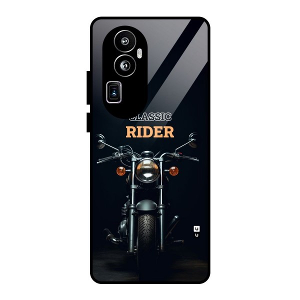 Classic RIder Glass Back Case for Oppo Reno10 Pro Plus