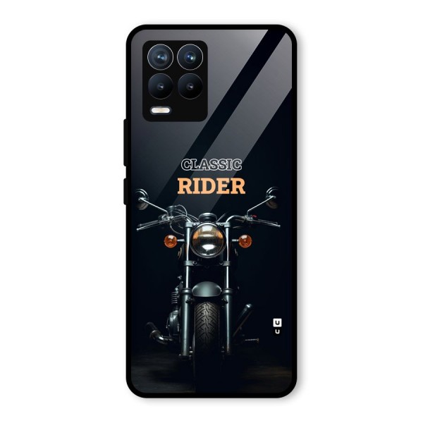 Classic RIder Glass Back Case for Realme 8 Pro