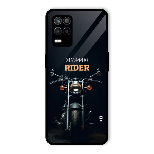 Classic RIder Glass Back Case for Realme 8s 5G