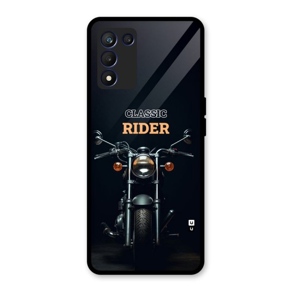 Classic RIder Glass Back Case for Realme 9 5G Speed