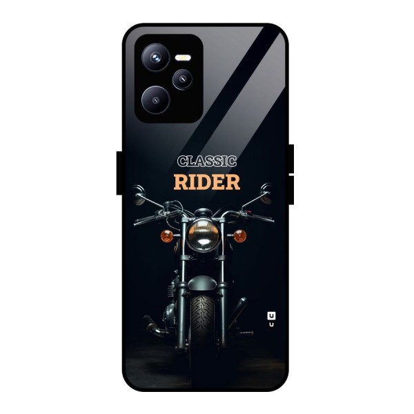 Classic RIder Glass Back Case for Realme C35