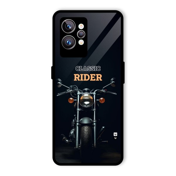 Classic RIder Glass Back Case for Realme GT2 Pro