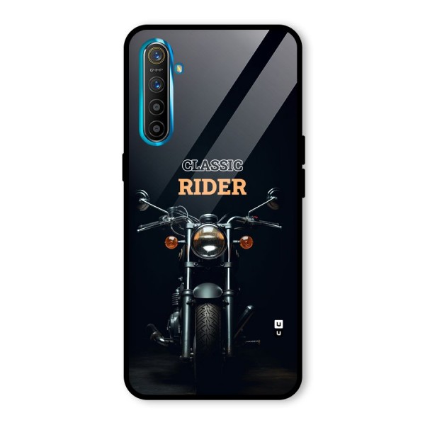 Classic RIder Glass Back Case for Realme XT