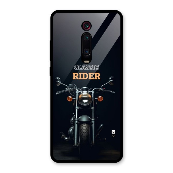 Classic RIder Glass Back Case for Redmi K20 Pro