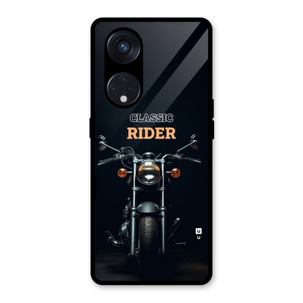 Classic RIder Glass Back Case for Reno8 T 5G