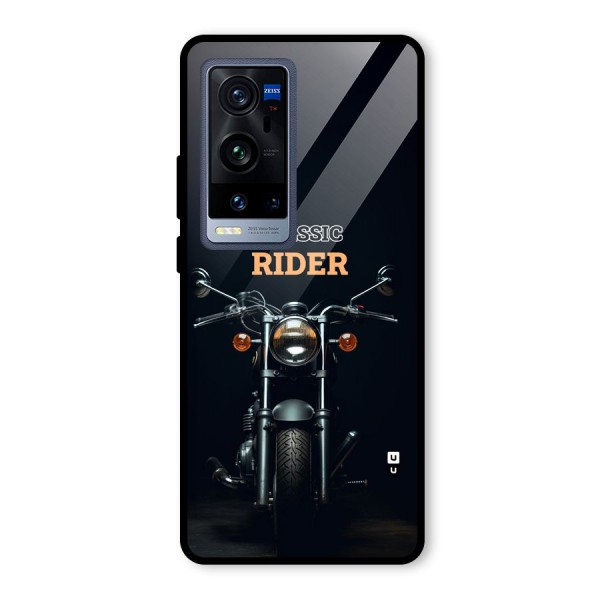 Classic RIder Glass Back Case for Vivo X60 Pro Plus