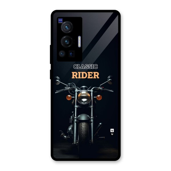 Classic RIder Glass Back Case for Vivo X70 Pro