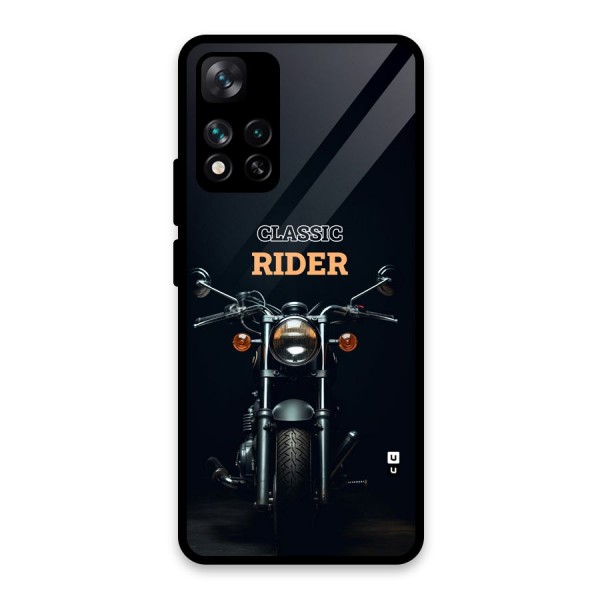 Classic RIder Glass Back Case for Xiaomi 11i HyperCharge 5G