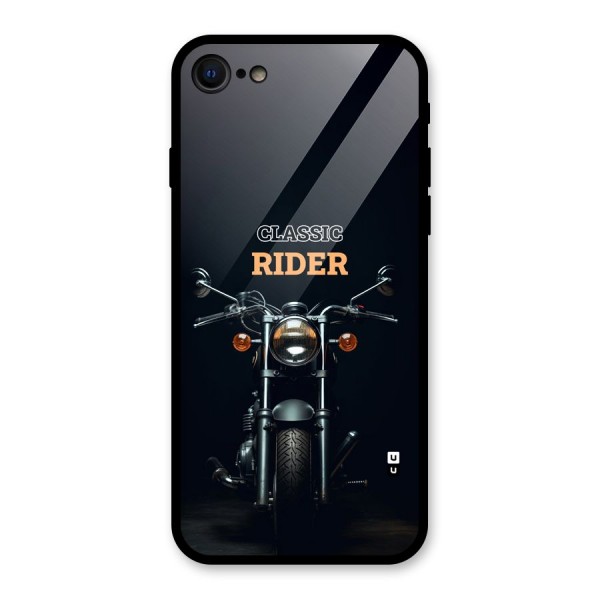 Classic RIder Glass Back Case for iPhone 8