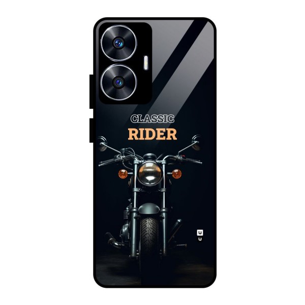 Classic RIder Glass Back Case for realme C55