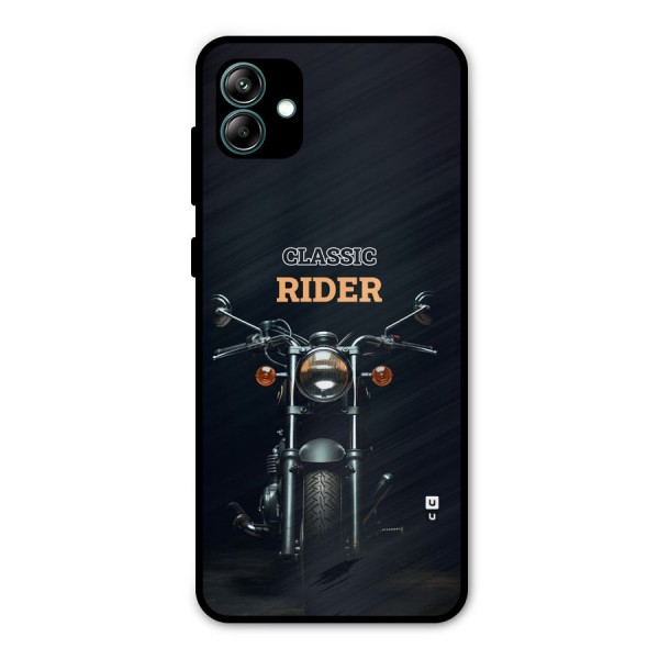 Classic RIder Metal Back Case for Galaxy A04