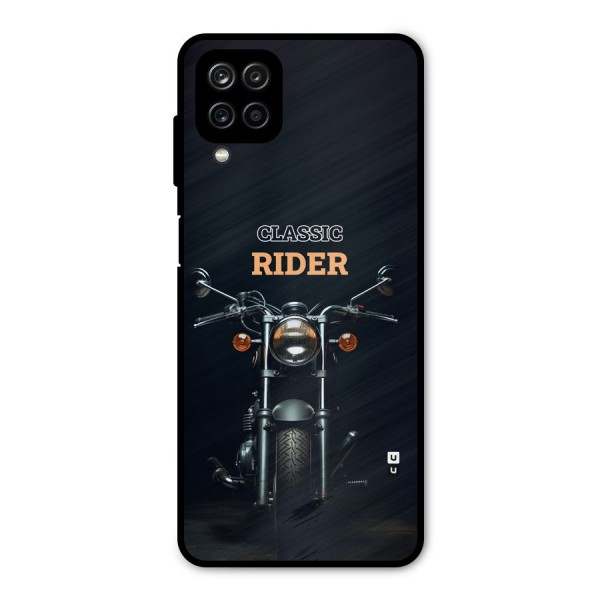 Classic RIder Metal Back Case for Galaxy A12