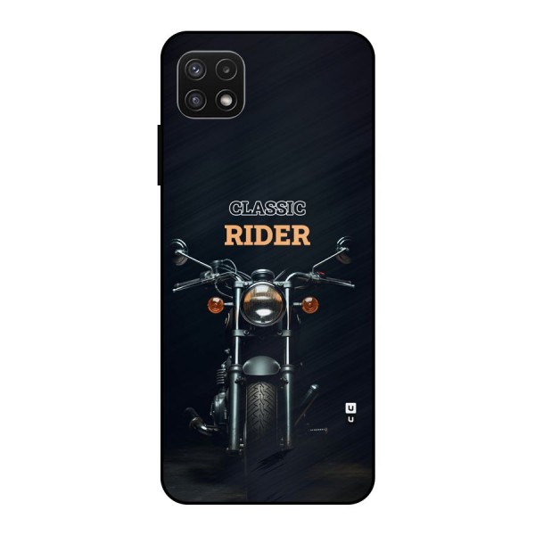 Classic RIder Metal Back Case for Galaxy A22 5G