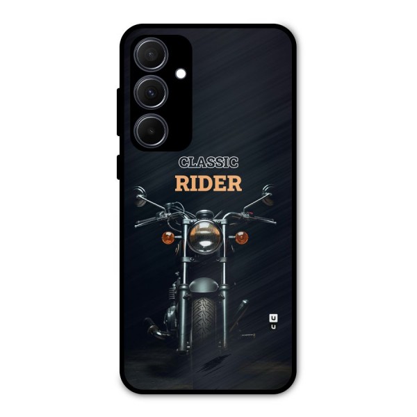 Classic RIder Metal Back Case for Galaxy A35