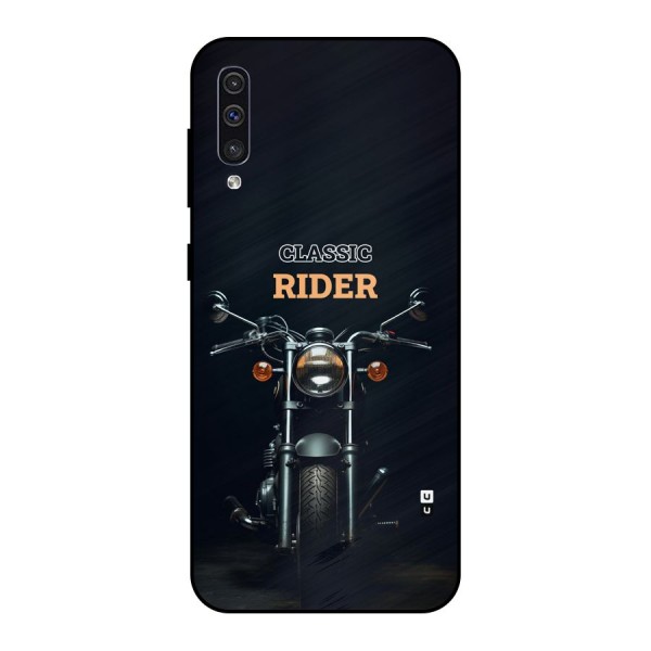 Classic RIder Metal Back Case for Galaxy A50