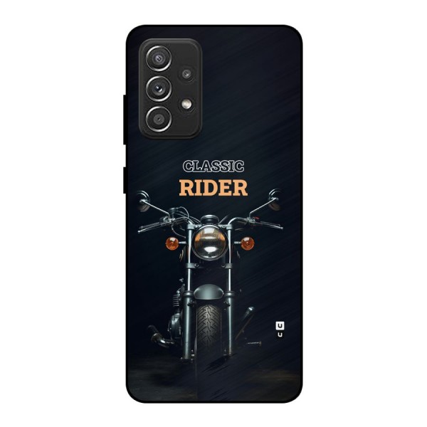 Classic RIder Metal Back Case for Galaxy A52