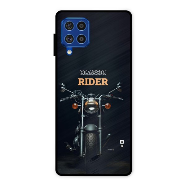 Classic RIder Metal Back Case for Galaxy F62