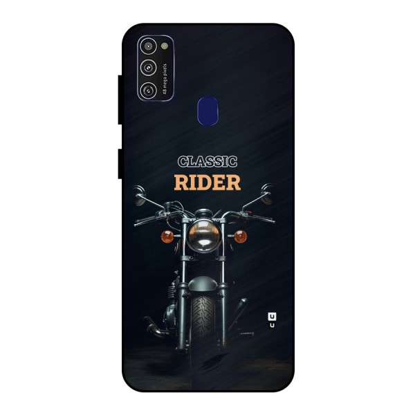 Classic RIder Metal Back Case for Galaxy M21