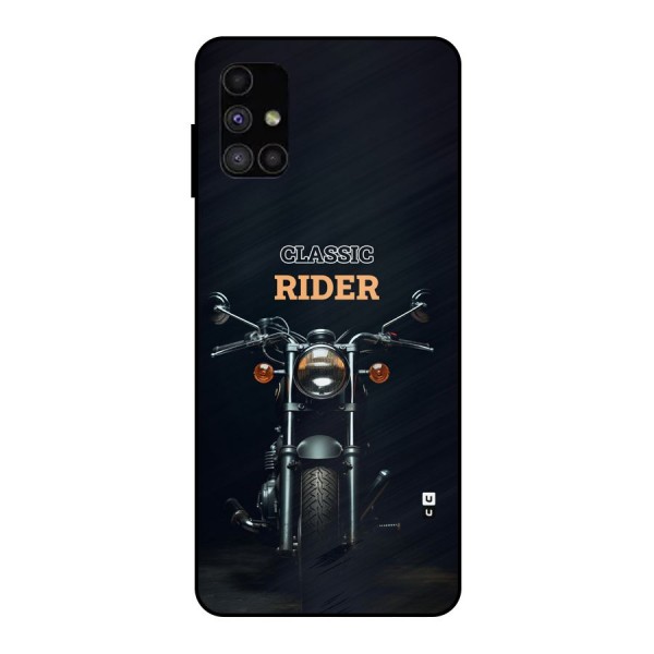 Classic RIder Metal Back Case for Galaxy M51