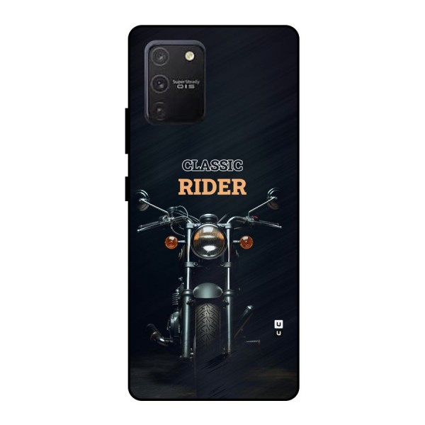 Classic RIder Metal Back Case for Galaxy S10 Lite