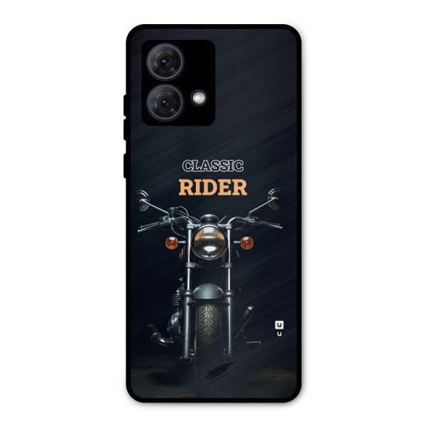 Classic RIder Metal Back Case for Moto G84