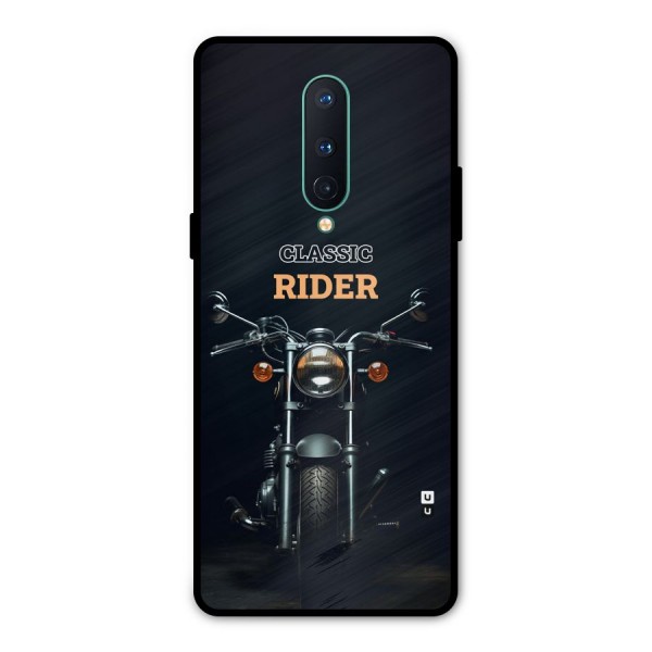 Classic RIder Metal Back Case for OnePlus 8